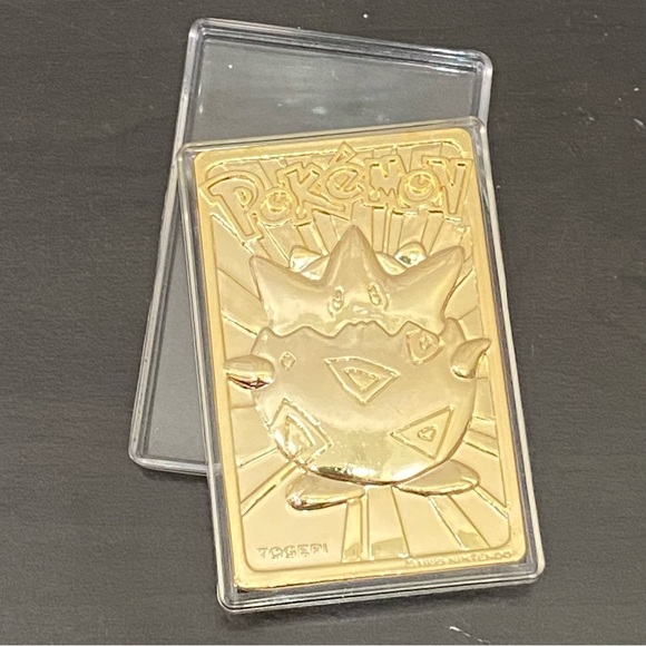 POKÉMON Special Edition Togepi 23k Gold-plated Trading Card w/ COA - Picture 6 of 11